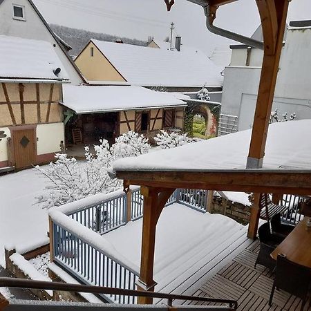 Ferienwohnung Im Theaterhof Greussenheim Esterno foto