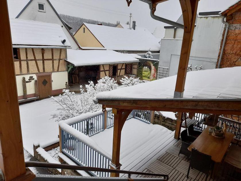 Ferienwohnung Im Theaterhof Greussenheim Esterno foto